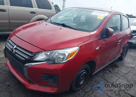 2021 Mitsubishi Mirage Carbonite Edition/Es/Le from USA, damaged, VIN ML32AUHJ1MH009083